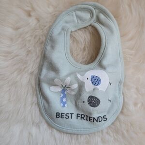 Best Friends Baby Bibs - Light Green